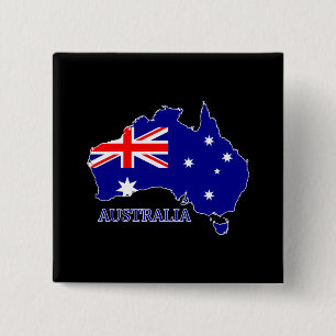 Australien - Australische Flagge Button