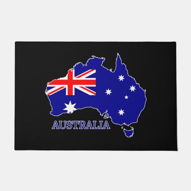 Australien - Australische Flagge Fußmatte (Vorderseite)
