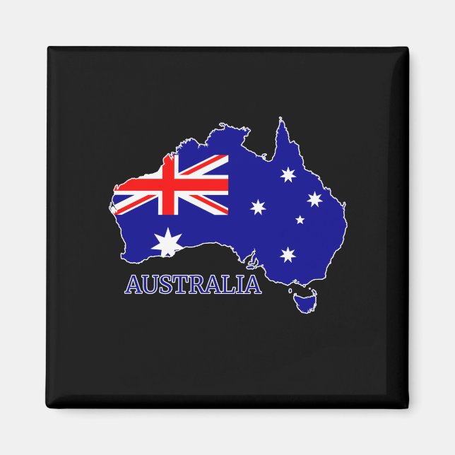 Australien - Australische Flagge Magnet (Vorne)