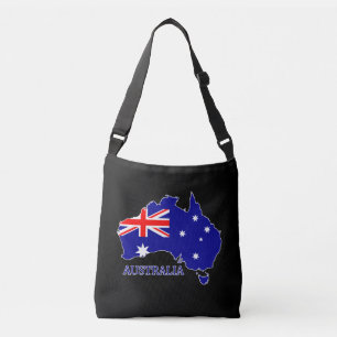 Australien - Australische Flagge Tragetaschen Mit Langen Trägern
