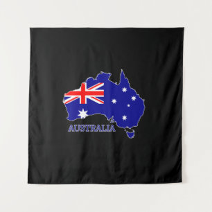 Australien - Australische Flagge Wandteppich