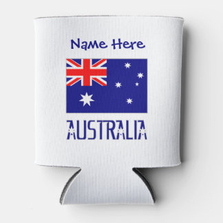 Australien - Australisches Flaggenblau Personalisi Dosenkühler