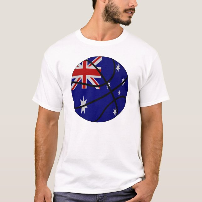 Australien-Basketball-T - Shirt (Vorderseite)
