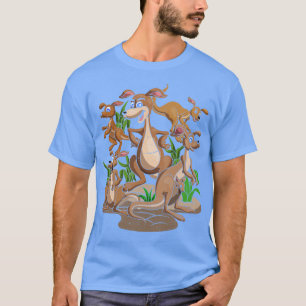Australien Beuteltier Outback Zoo Tier Cute Kangar T-Shirt