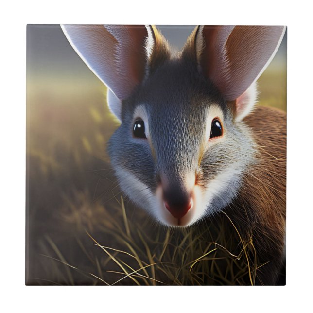 Australien Bilby Alert, Keramik Tile Fliese (Vorderseite)