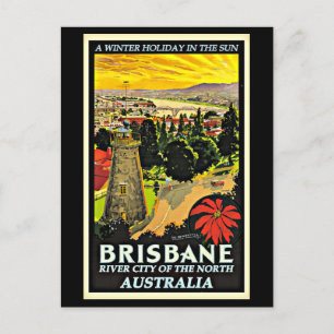 Australien-Brisbane, ein Winterurlaub in der Sonne Postkarte