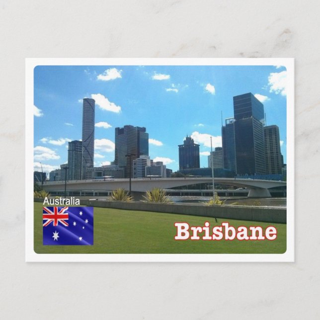 Australien - Brisbane - Postkarte (Vorderseite)
