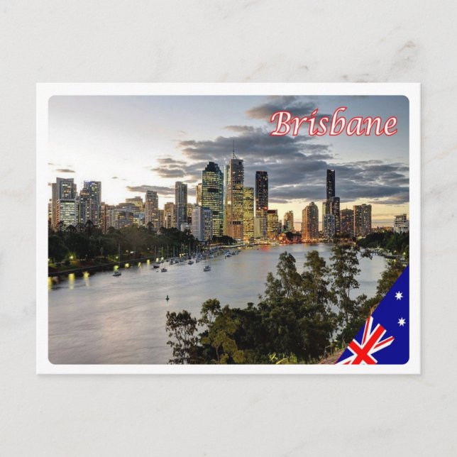 Australien - Brisbane - Postkarte (Vorderseite)