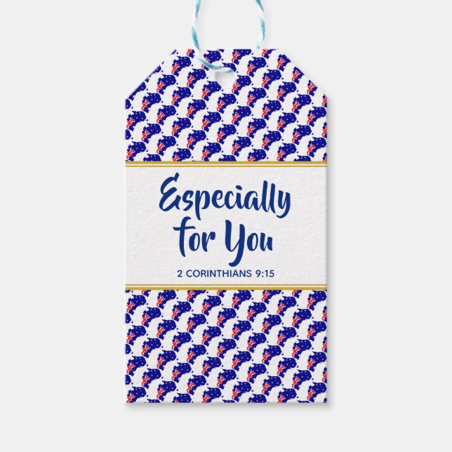 AUSTRALIEN Christlich, BESONDERS FÜR SIE Geschenkanhänger (Vorderseite)