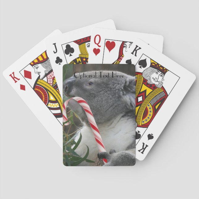 Australien Christmas Koala Bear Spielkarten (Rückseite)