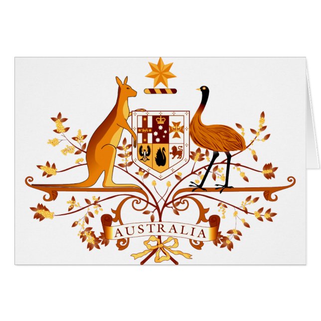 Australien COA Brown (Vorderseite (Horizontal))