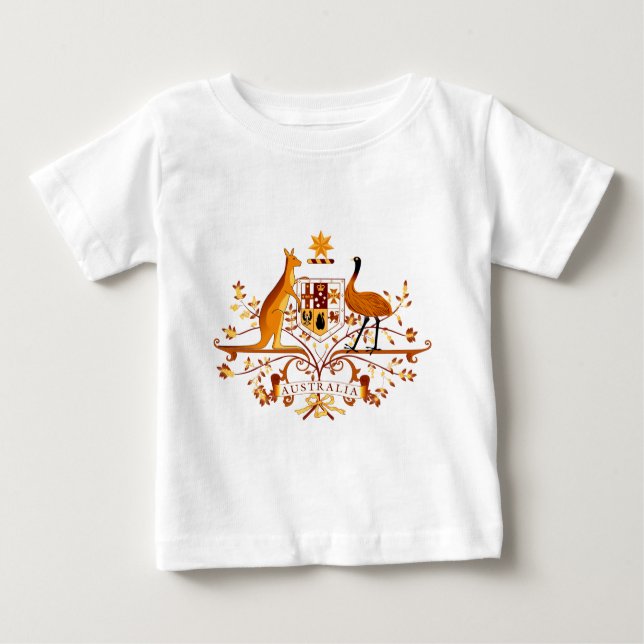 Australien COA Brown Baby T-shirt (Vorderseite)