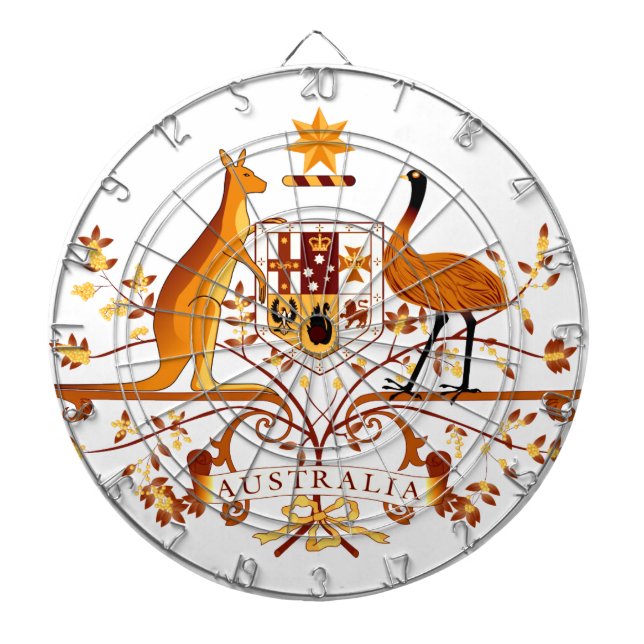 Australien COA Brown Dartscheibe (vorne)