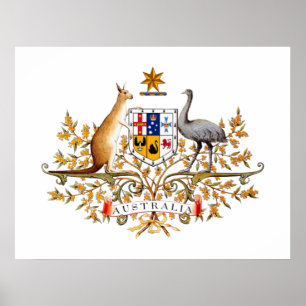 Australien COA Poster