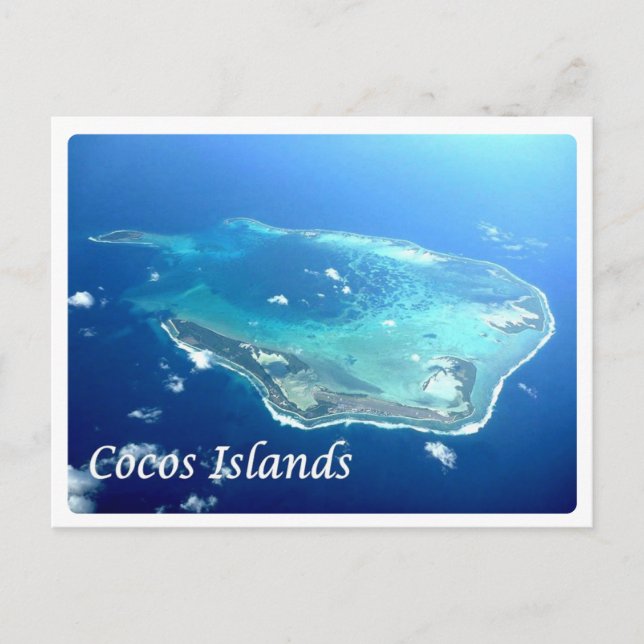 Australien - Cocos-Inseln - Postkarte (Vorderseite)