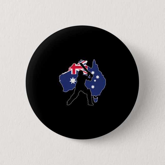 Australien Cricket  Button (Vorderseite)