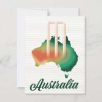 Australien Cricket-Karte.