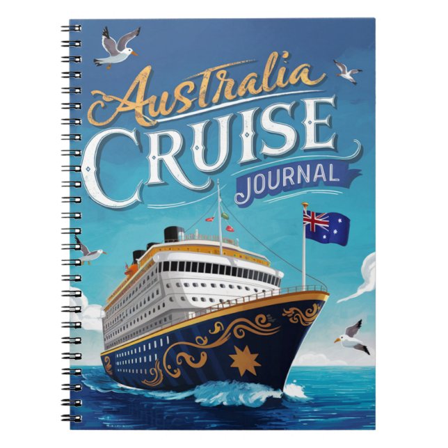 Australien Cruise Journal Notizblock (Vorderseite)