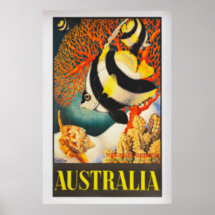 Australien, das Great Barrier Reef von Eileen Mayo Poster