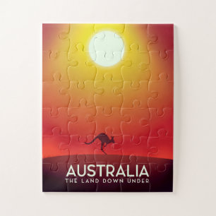 Australien " Das Land unter" Urlaubstext. Puzzle