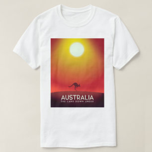 Australien " Das Land unter" Urlaubstext. T-Shirt