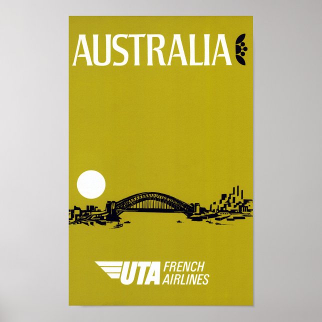 Australien Das Vintage Travel Poster (Vorne)
