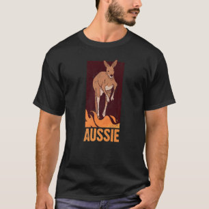 Australien Day Patriotic Australian Kangaroo Austr T-Shirt