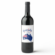 Australien Day Red Blue und White
