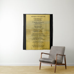 Australien der Ort, an dem man Tapestry machen kan Wandteppich