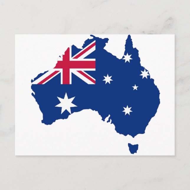 Australien Design Postkarte (Vorderseite)