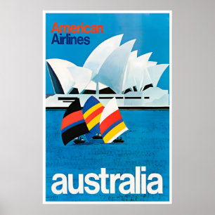 Australien Druck Sydney Reiseplakat Kunst Poster