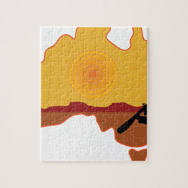 Australien eingeboren puzzle (Vertikal)