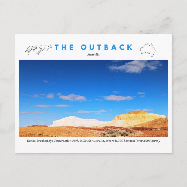 Australien erkunden feiertagspostkarte (Vorderseite)