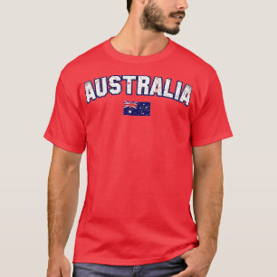 AUSTRALIEN Fahne Vintag Männer Frauen sterben AUST T-Shirt