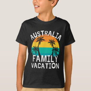 Australien Familienurlaub Lustige Reise Männer Fra T-Shirt