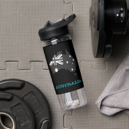 Australien Fitness & Australisches Wappen / Flagge Trinkflasche