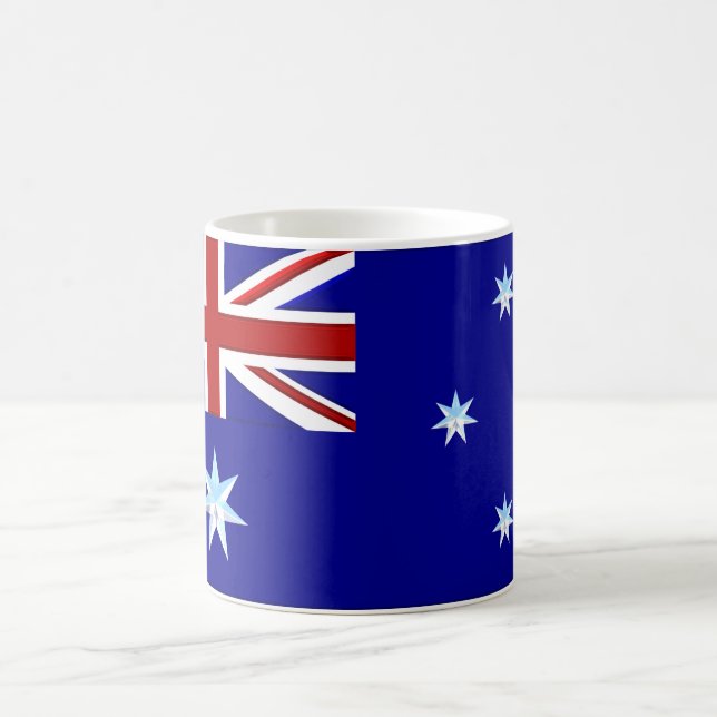 Australien Flag Chrome Coffee Tasse (Mittel)