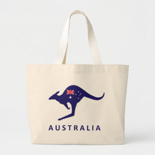 AUSTRALIEN FLAG KANGAROO BAG JUMBO STOFFBEUTEL