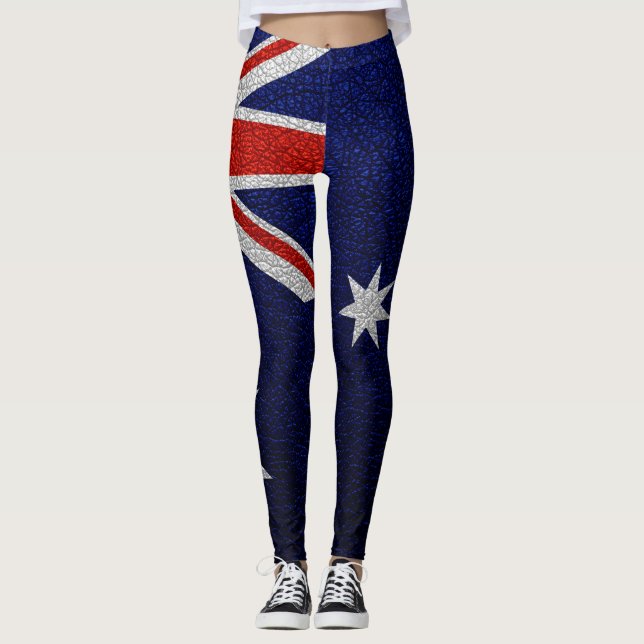 Australien-Flagge #2 Leggings (Vorderseite)