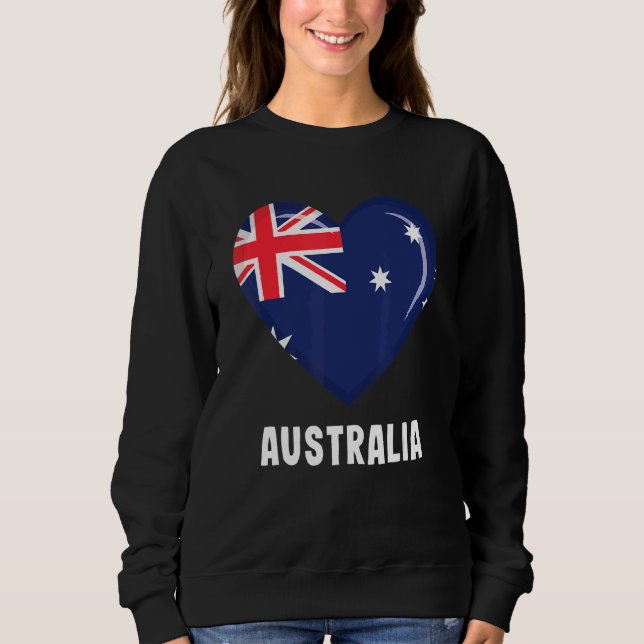 Australien Flagge Australien Sweatshirt (Vorderseite)