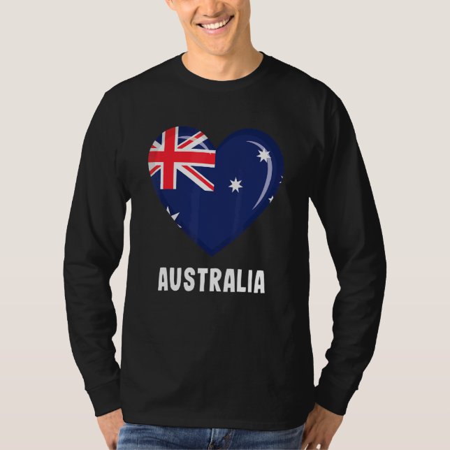 Australien Flagge Australien T-Shirt (Vorderseite)