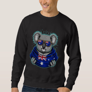Australien-Flagge Australischer Koala Sweatshirt