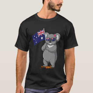 Australien Flagge Australischer Koala T-Shirt