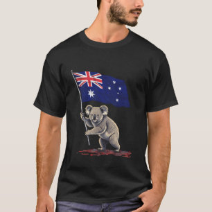 Australien Flagge Australischer Koala T-Shirt