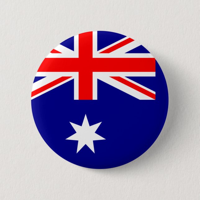 Australien-Flagge Button (Vorderseite)