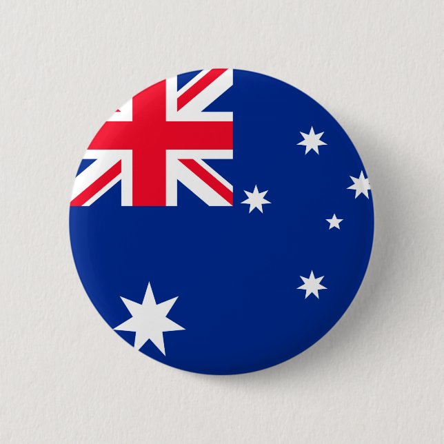 Australien-Flagge Button (Vorderseite)