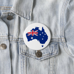 Australien-Flagge Button