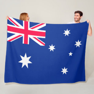 Australien-Flagge Fleecedecke