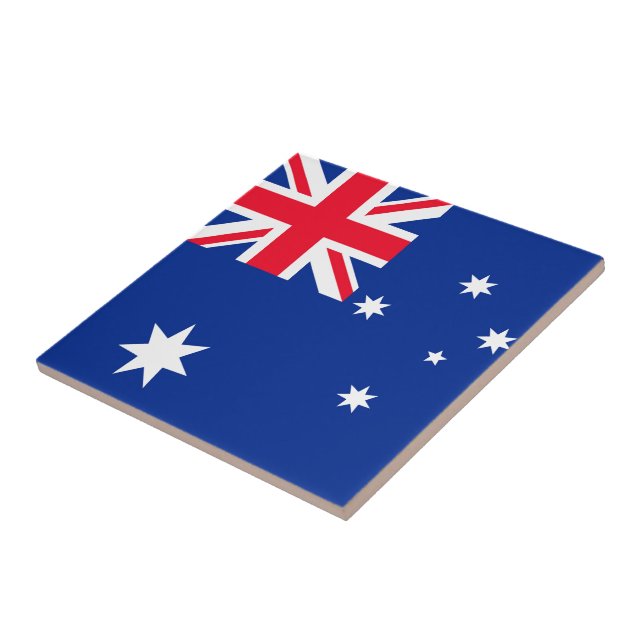 Australien-Flagge Fliese (Seite)