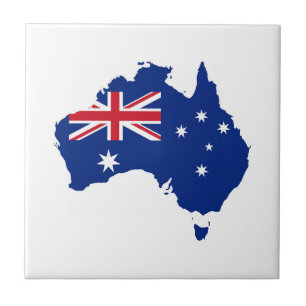 Australien-Flagge Fliese